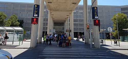 Vorf Lle Am Flughafen Son Sant Joan Steigen