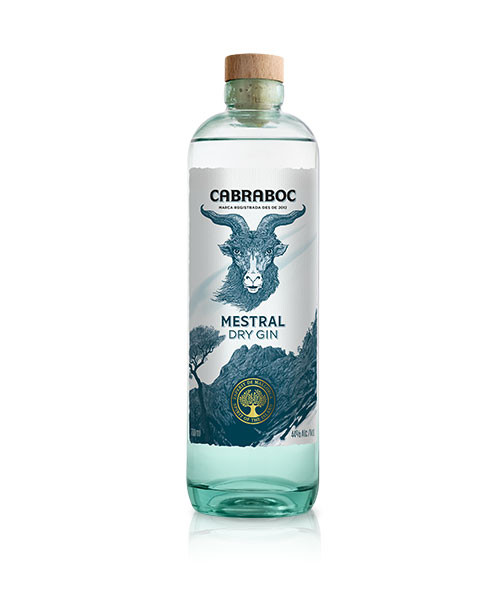 Cabraboc Mestral Dry Gin 44 %, 0,7-l-Flasche