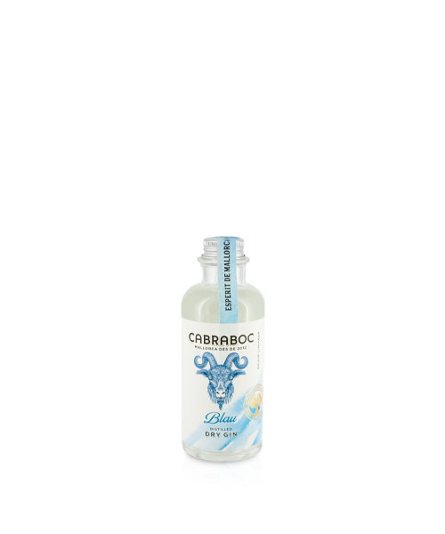 Cabraboc Dry Gin Blau Mini 44 %, 0,1-l-Flasche